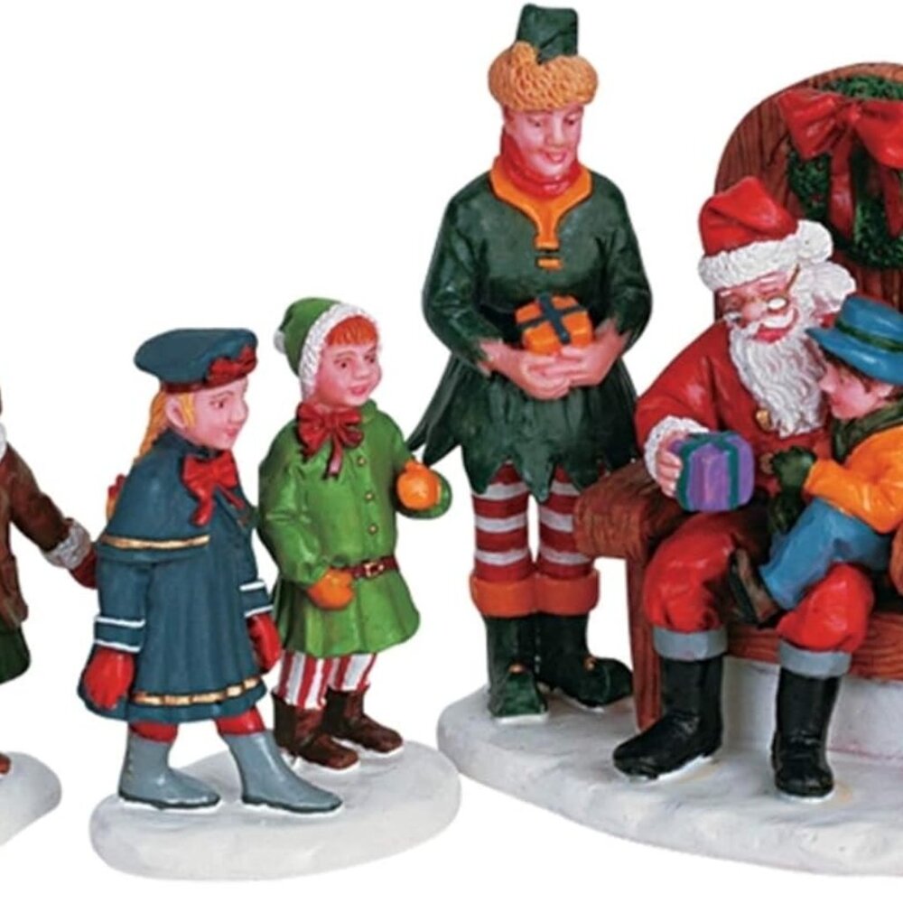 Village Collection Visiting Santa